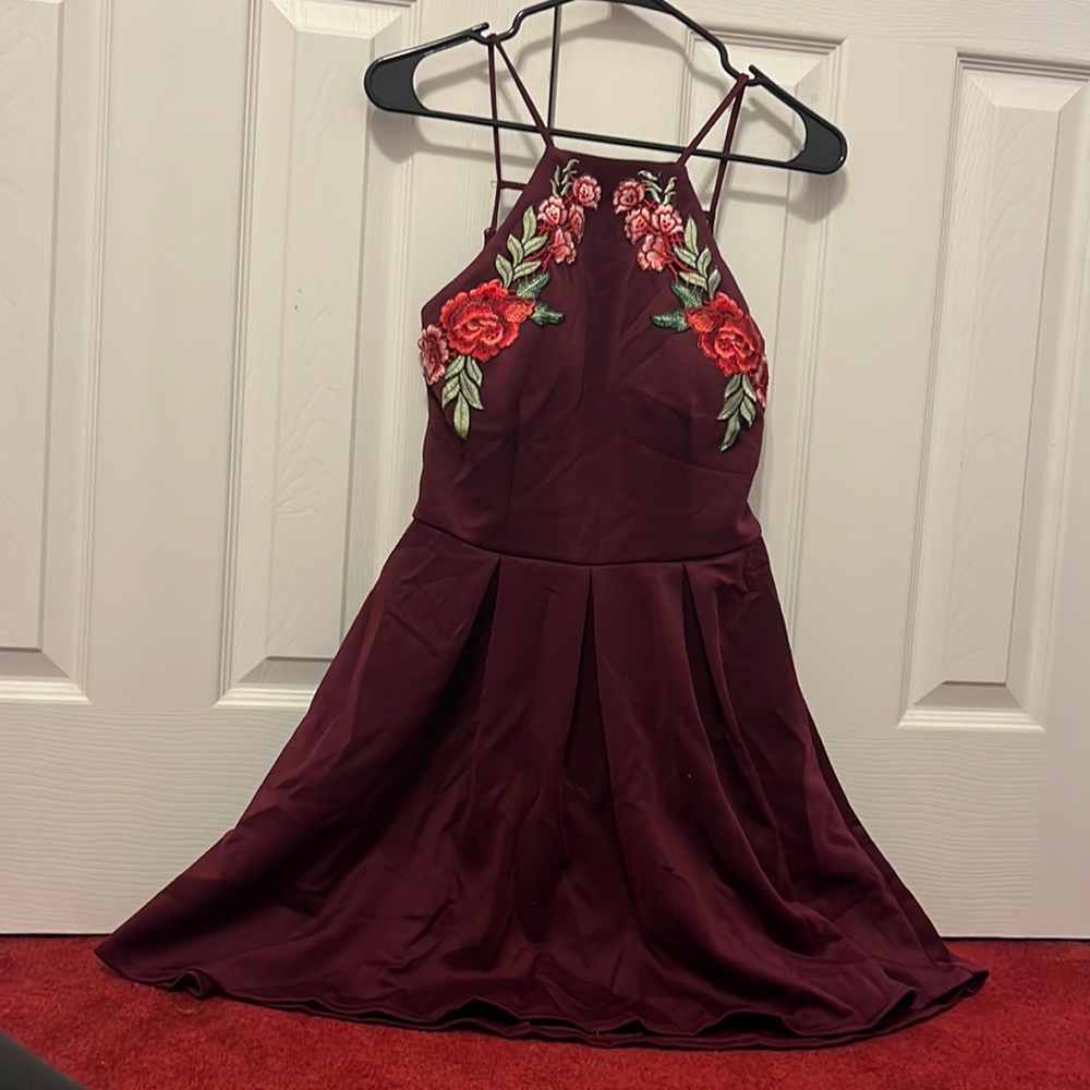 Maroon dress